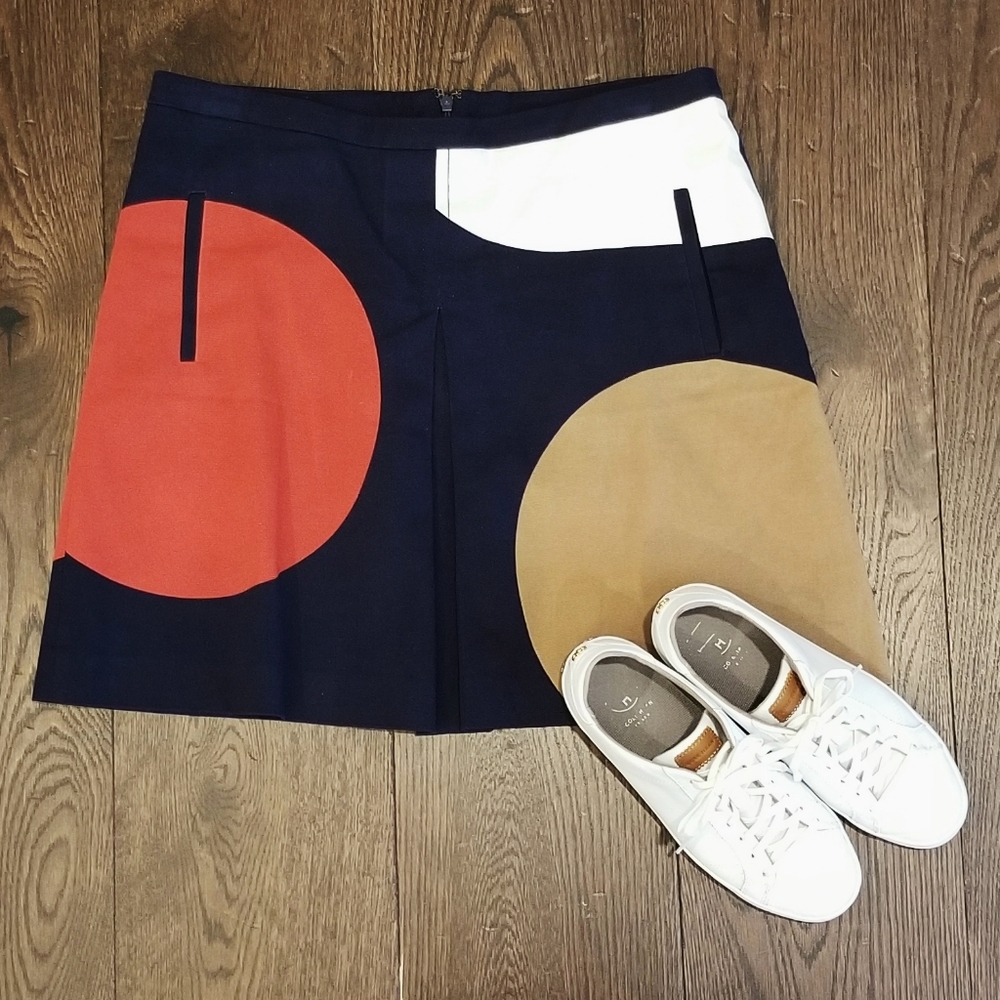 Like New Polkadot Cord Mini Skirt